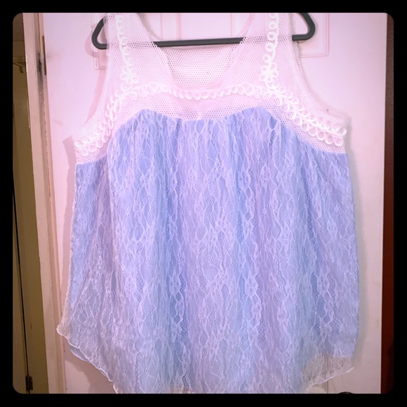 Miss Look Tops - Lace Tank Top